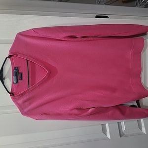 Polo Ralph Lauren V-Neck Cashmere Sweater Rare Pink Limited Milkshake Color